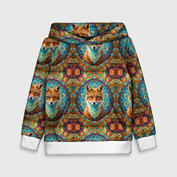 Детская толстовка Лисицы и объемные узоры