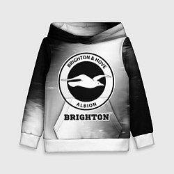Толстовка-худи детская Brighton sport на светлом фоне, цвет: 3D-белый