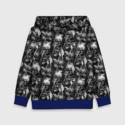 Детская толстовка Smoke skulls