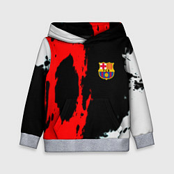Детская толстовка Barcelona fc краски спорт