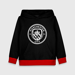 Толстовка-худи детская Манчестер сити клуб, цвет: 3D-красный