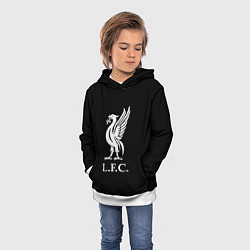 Толстовка-худи детская Liverpool fc club, цвет: 3D-белый — фото 2