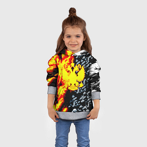 Детская толстовка Возрождение российской империи / 3D-Меланж – фото 4