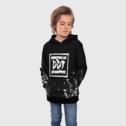 Толстовка-худи детская DDT rock group, цвет: 3D-черный — фото 2