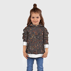 Толстовка-худи детская Герои 3 Карта Инферно, цвет: 3D-белый — фото 2