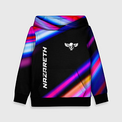 Толстовка-худи детская Nazareth neon rock lights, цвет: 3D-черный