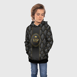 Толстовка-худи детская VIP person, цвет: 3D-черный — фото 2