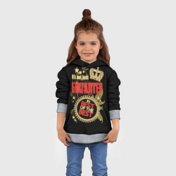 Толстовка-худи детская Бухгалтер - лучший из лучших, цвет: 3D-меланж — фото 2