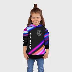 Толстовка-худи детская Everton speed game lights, цвет: 3D-черный — фото 2