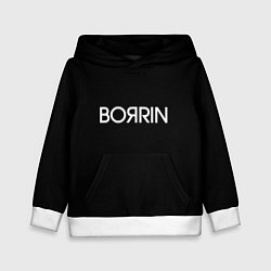 Толстовка-худи детская Боярин boяrin, цвет: 3D-белый