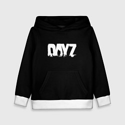 Толстовка-худи детская Dayz logo white, цвет: 3D-белый