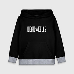 Толстовка-худи детская Dead Cells logo white, цвет: 3D-меланж