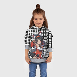 Толстовка-худи детская Nekomiya - Zenless Zone Zero, цвет: 3D-меланж — фото 2