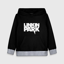 Толстовка-худи детская Lnkin park logo white, цвет: 3D-меланж