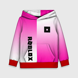 Толстовка-худи детская Roblox geometry gradient, цвет: 3D-красный