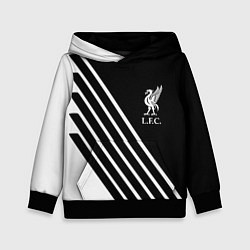 Толстовка-худи детская Liverpool sport fc geometry, цвет: 3D-черный