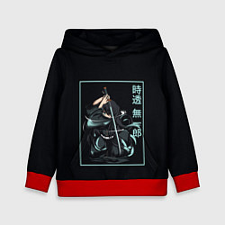Толстовка-худи детская Muichiro Tokito клинок рассекающий демонов, цвет: 3D-красный