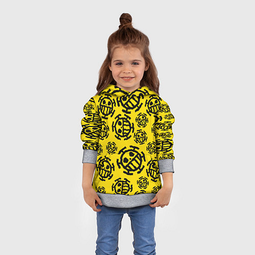 Детская толстовка One Piece Trafalgar Law / 3D-Меланж – фото 4