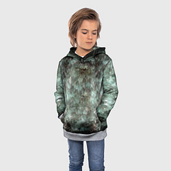 Толстовка-худи детская Лесной принт, цвет: 3D-меланж — фото 2