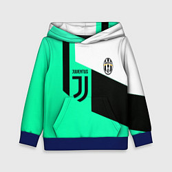 Толстовка-худи детская Juventus geometry, цвет: 3D-синий