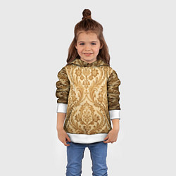 Толстовка-худи детская Обои, цвет: 3D-белый — фото 2