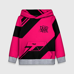 Толстовка-худи детская Dead by april geometry, цвет: 3D-меланж