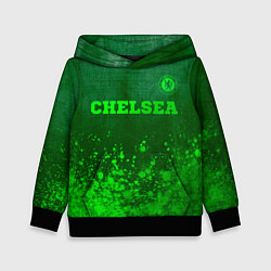 Детская толстовка Chelsea - green gradient посередине