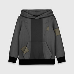 Толстовка-худи детская Франкенштейн верх костюма, цвет: 3D-черный