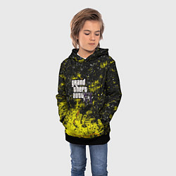 Толстовка-худи детская GTA6 maps, цвет: 3D-черный — фото 2