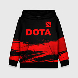 Детская толстовка Dota - red gradient посередине