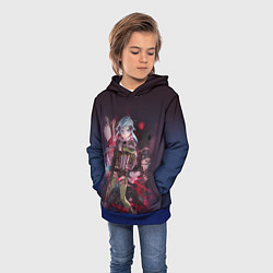 Толстовка-худи детская Мастера меча онлайн - Призрачная пуля, цвет: 3D-синий — фото 2