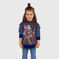 Толстовка-худи детская Мастера меча онлайн - Призрачная пуля, цвет: 3D-синий — фото 2