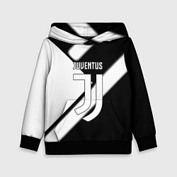 Толстовка-худи детская Juventus geometry steel, цвет: 3D-черный