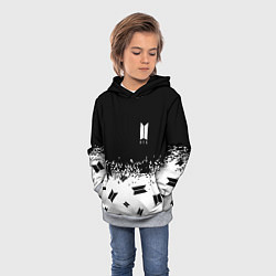 Толстовка-худи детская Marshmello dj pattern краски, цвет: 3D-меланж — фото 2