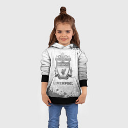 Толстовка-худи детская Liverpool - white gradient, цвет: 3D-черный — фото 2