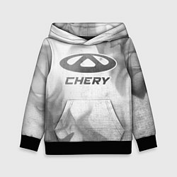 Толстовка-худи детская Chery - white gradient, цвет: 3D-черный