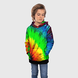 Толстовка-худи детская Краски ти дай, цвет: 3D-черный — фото 2