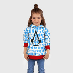 Толстовка-худи детская Assassins Creed japan game, цвет: 3D-красный — фото 2