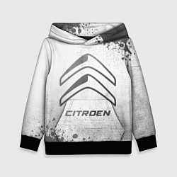 Толстовка-худи детская Citroen - white gradient, цвет: 3D-черный