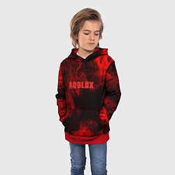 Толстовка-худи детская Roblox space, цвет: 3D-красный — фото 2