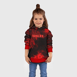Толстовка-худи детская Roblox space, цвет: 3D-красный — фото 2