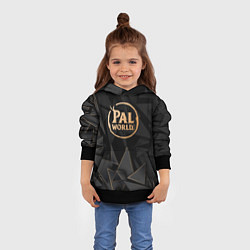 Толстовка-худи детская Palworld golden poly, цвет: 3D-черный — фото 2