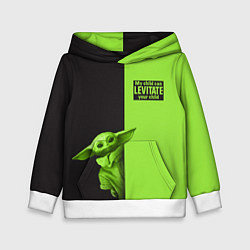 Толстовка-худи детская Child Grogu, цвет: 3D-белый