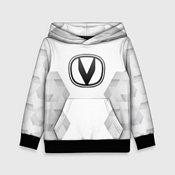 Толстовка-худи детская Changan white poly, цвет: 3D-черный