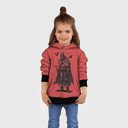 Толстовка-худи детская Мрачный Бэтмен, цвет: 3D-черный — фото 2