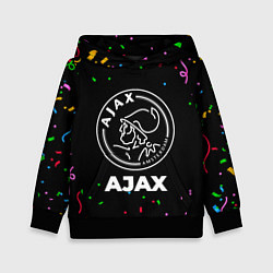Толстовка-худи детская Ajax конфети, цвет: 3D-черный