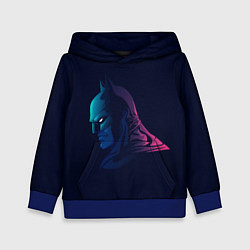 Толстовка-худи детская Batman gradient, цвет: 3D-синий