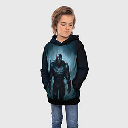 Толстовка-худи детская Venom in fog, цвет: 3D-черный — фото 2