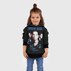 Толстовка-худи детская Dave Gahan of Depeche Mode, цвет: 3D-черный — фото 2