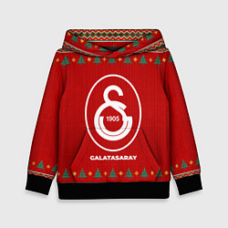 Толстовка-худи детская Galatasaray new year, цвет: 3D-черный
